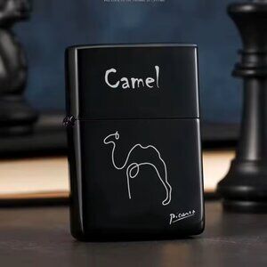 Camel Classic Windproof Grinding Wheel Fuel Lighter, Creative Retro Lighter New